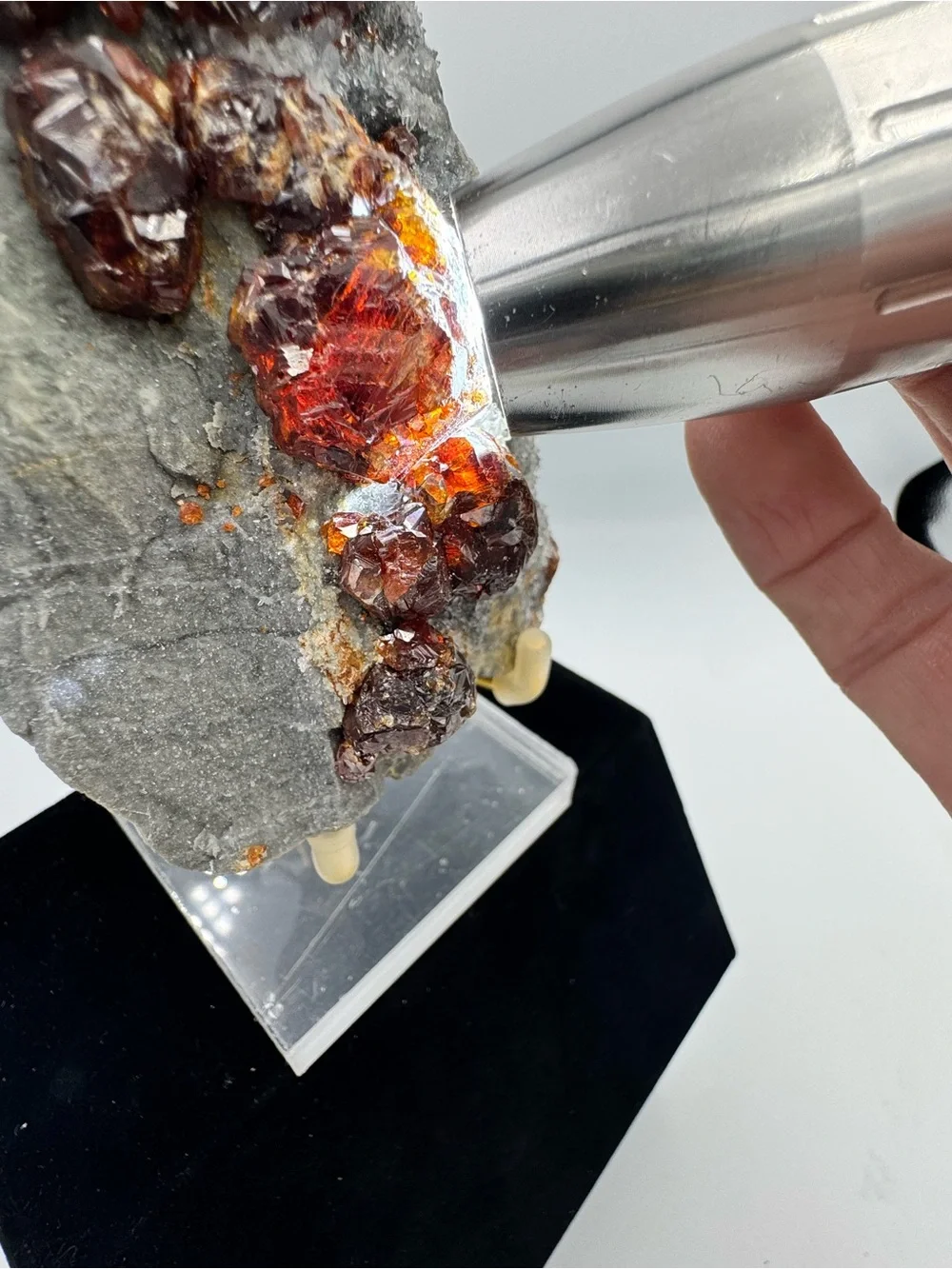Garnet Crystals on Matrix